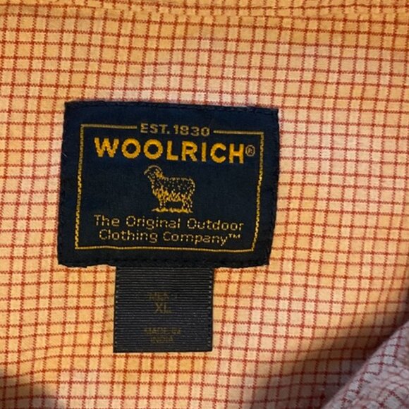Woolrich Mens Buttondown Long Sleeve Shirt Size XL - Picture 6 of 11